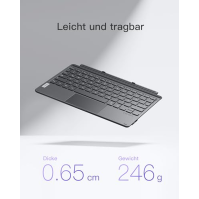 Inateck Surface Go Keyboard,pro Surface Go 4 (2023), Surface Go 3/2/1 Gen,Bluetooth 5.3, 7barevné podsvícení,klávesnice Surface 